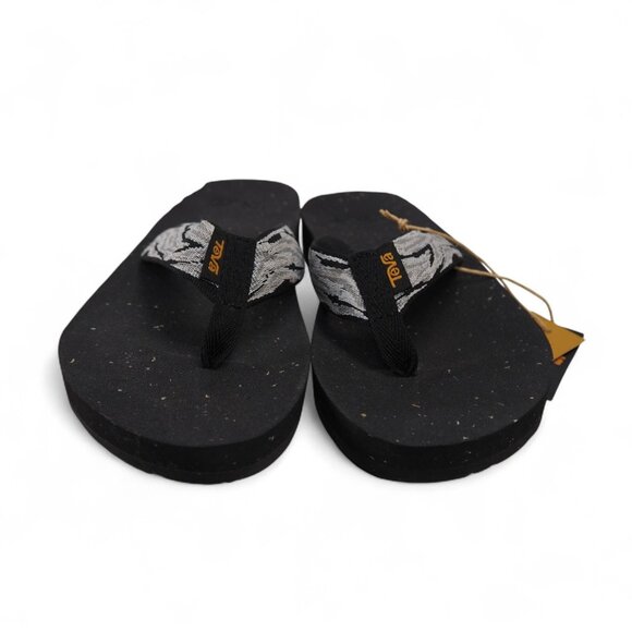 Teva Reflip Wave Flip Flip Sandals 1124044 Women's 7 Grey / Black - Picture 3 of 11